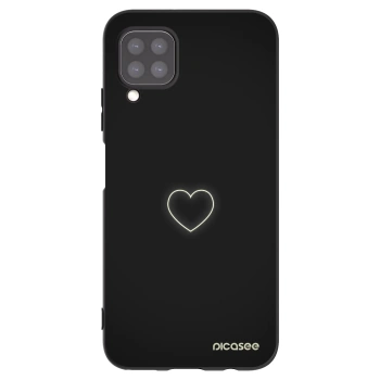 Picasee Μαύρη θήκη σιλικόνης για Huawei P40 Lite - Heart
