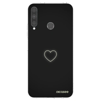 Picasee διαφανής θήκη σιλικόνης Huawei P40 Lite E - Heart
