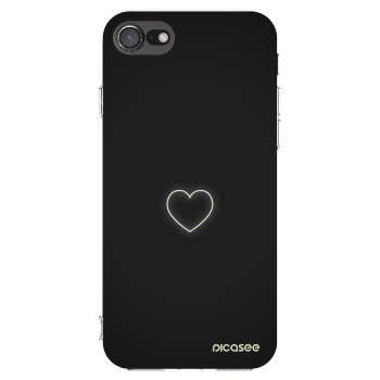Picasee διαφανής θήκη σιλικόνης Apple iPhone SE 2020 - Heart