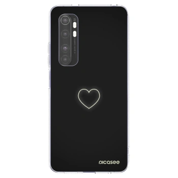 Picasee διαφανής θήκη σιλικόνης Xiaomi Mi Note 10 Lite - Heart