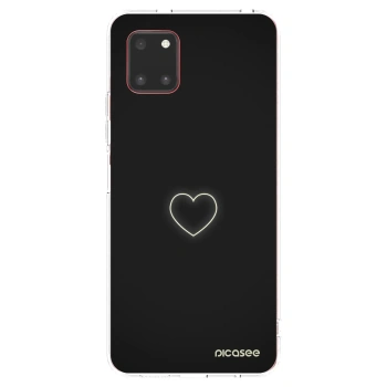 Picasee διαφανής θήκη σιλικόνης Samsung Galaxy Note 10 Lite N770F - Heart