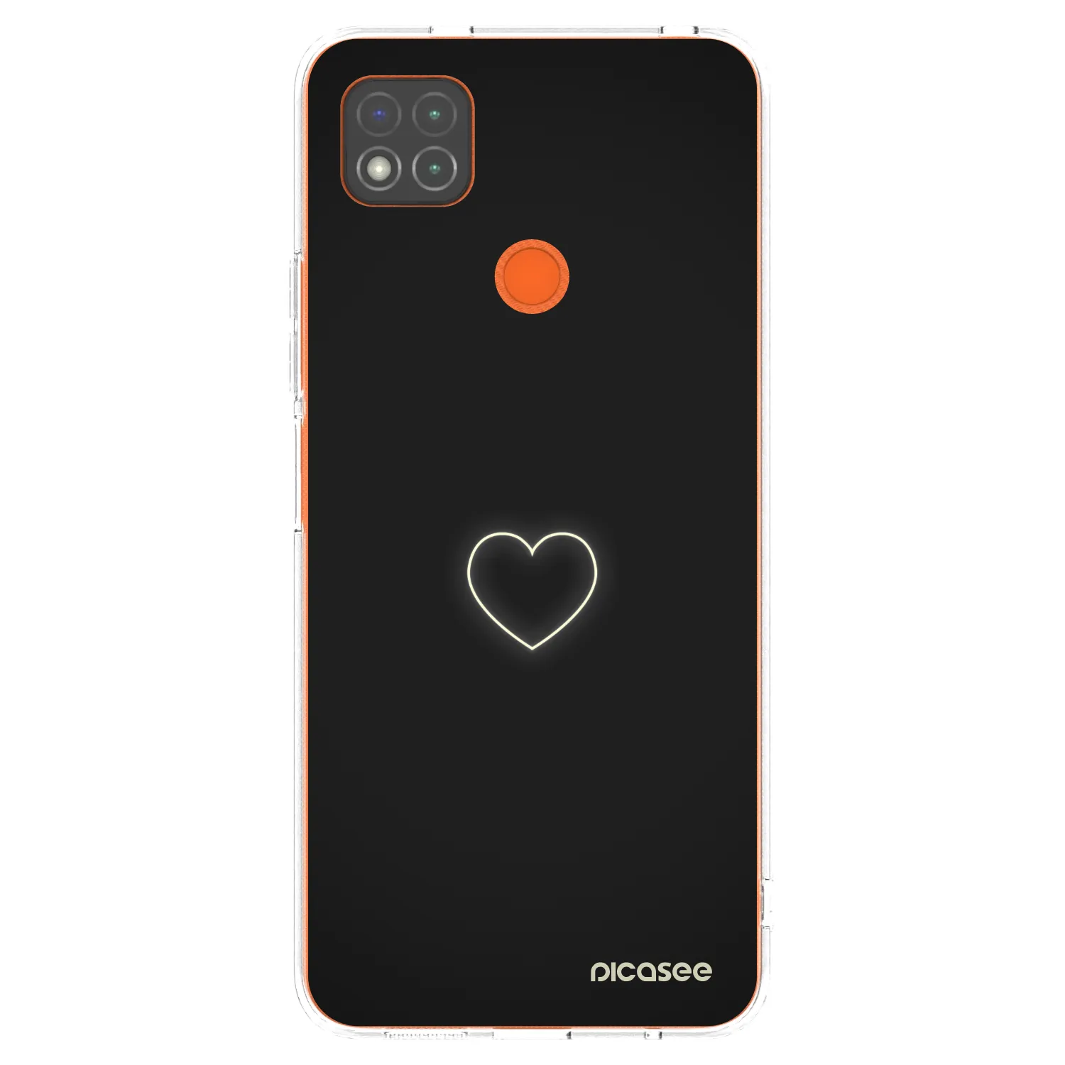 Picasee διαφανής θήκη σιλικόνης Xiaomi Redmi 9C - Heart