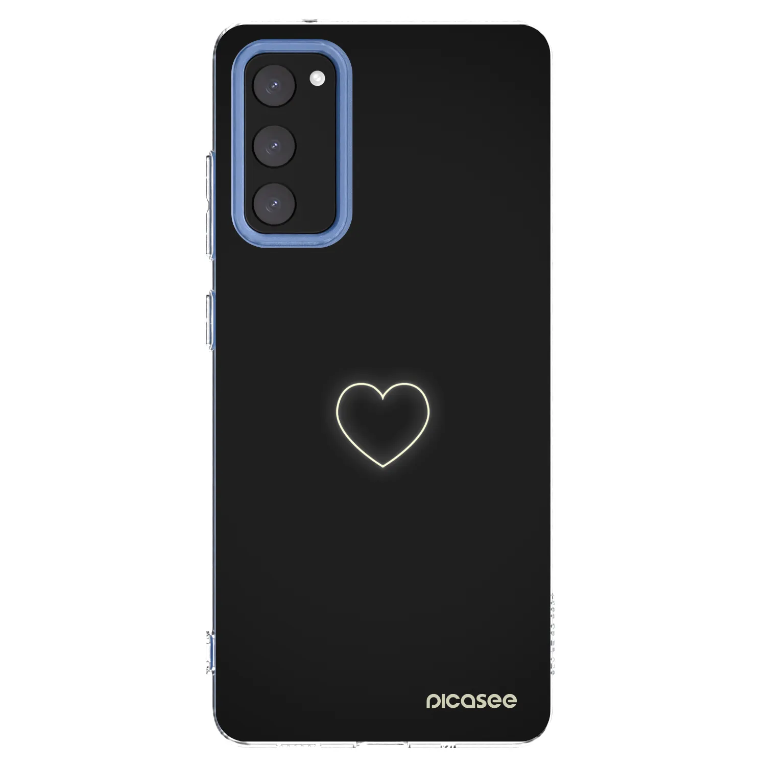 Picasee διαφανής θήκη σιλικόνης Samsung Galaxy S20 FE - Heart