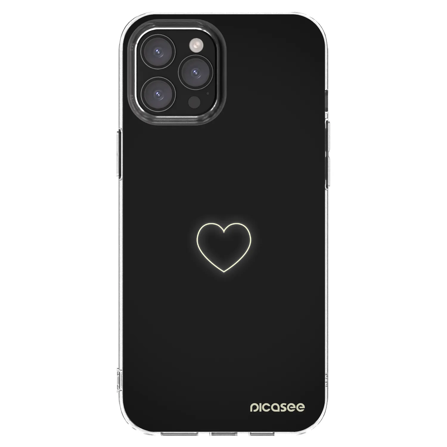 Picasee διαφανής θήκη σιλικόνης Apple iPhone 12 Pro Max - Heart