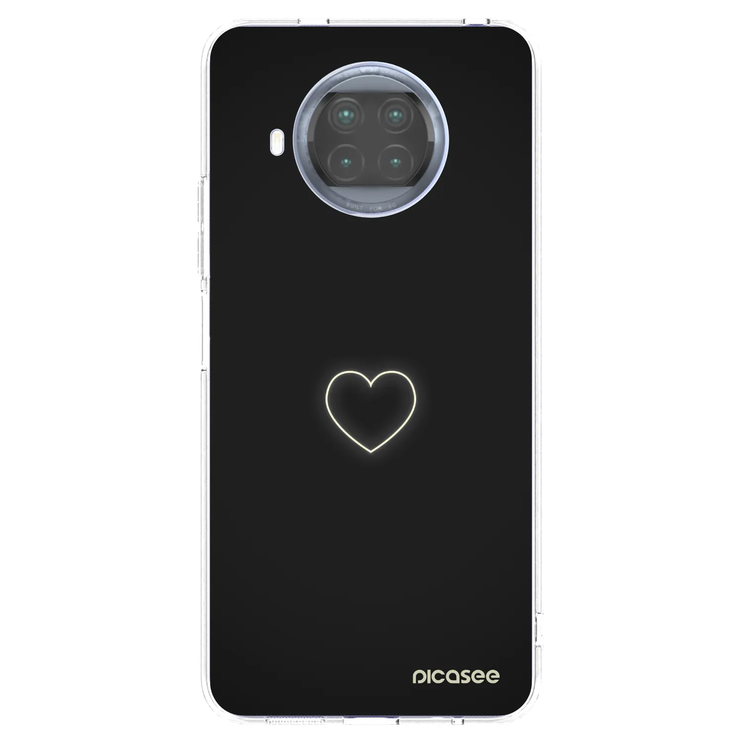 Picasee διαφανής θήκη σιλικόνης Xiaomi Mi 10T Lite - Heart