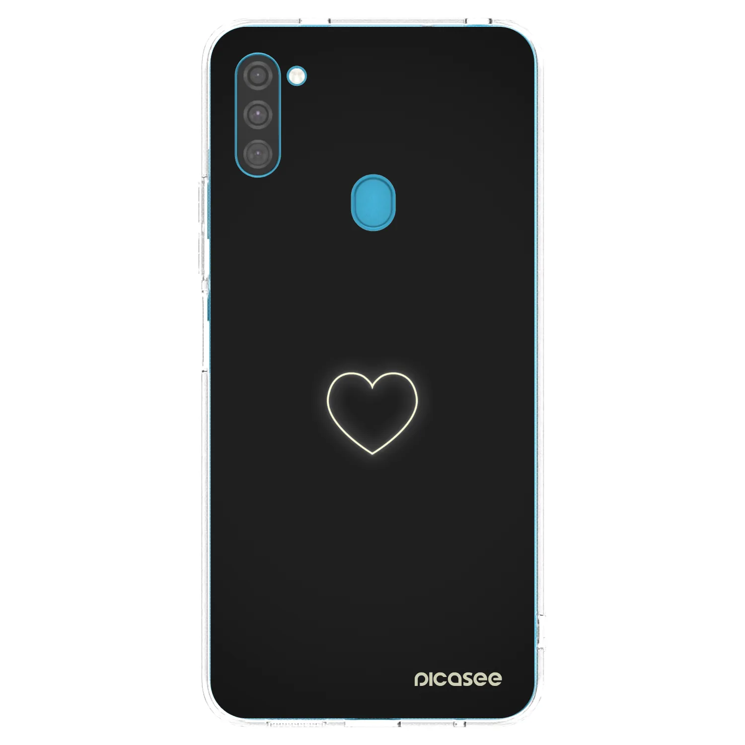 Picasee διαφανής θήκη σιλικόνης Samsung Galaxy M11 - Heart