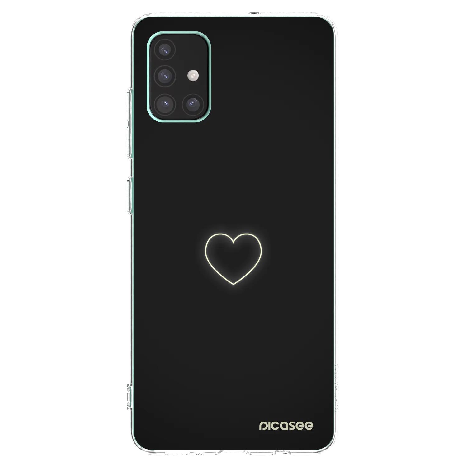 Picasee διαφανής θήκη σιλικόνης Samsung Galaxy M51 M515F - Heart