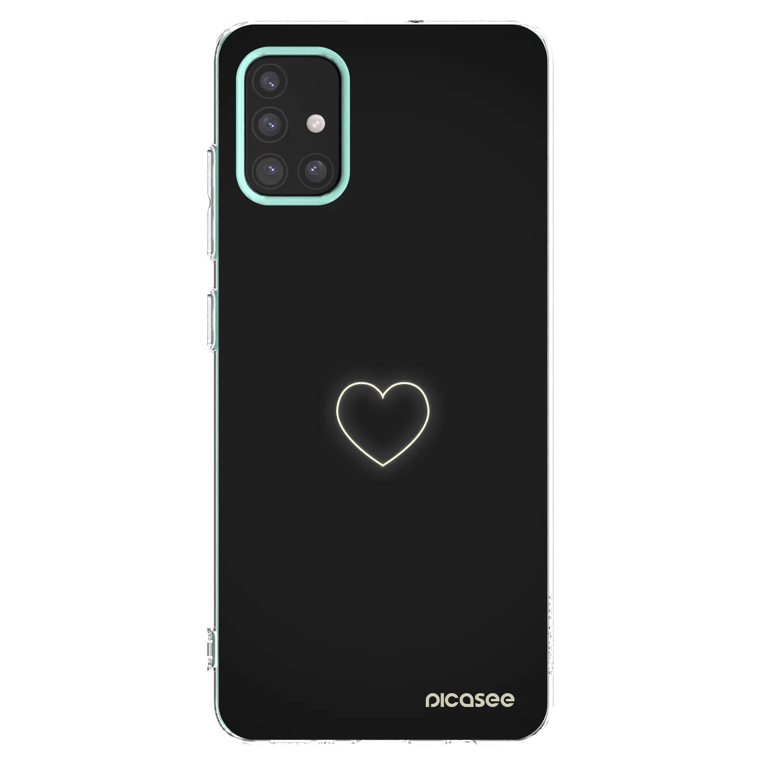 Picasee διαφανής θήκη σιλικόνης Samsung Galaxy M31s - Heart