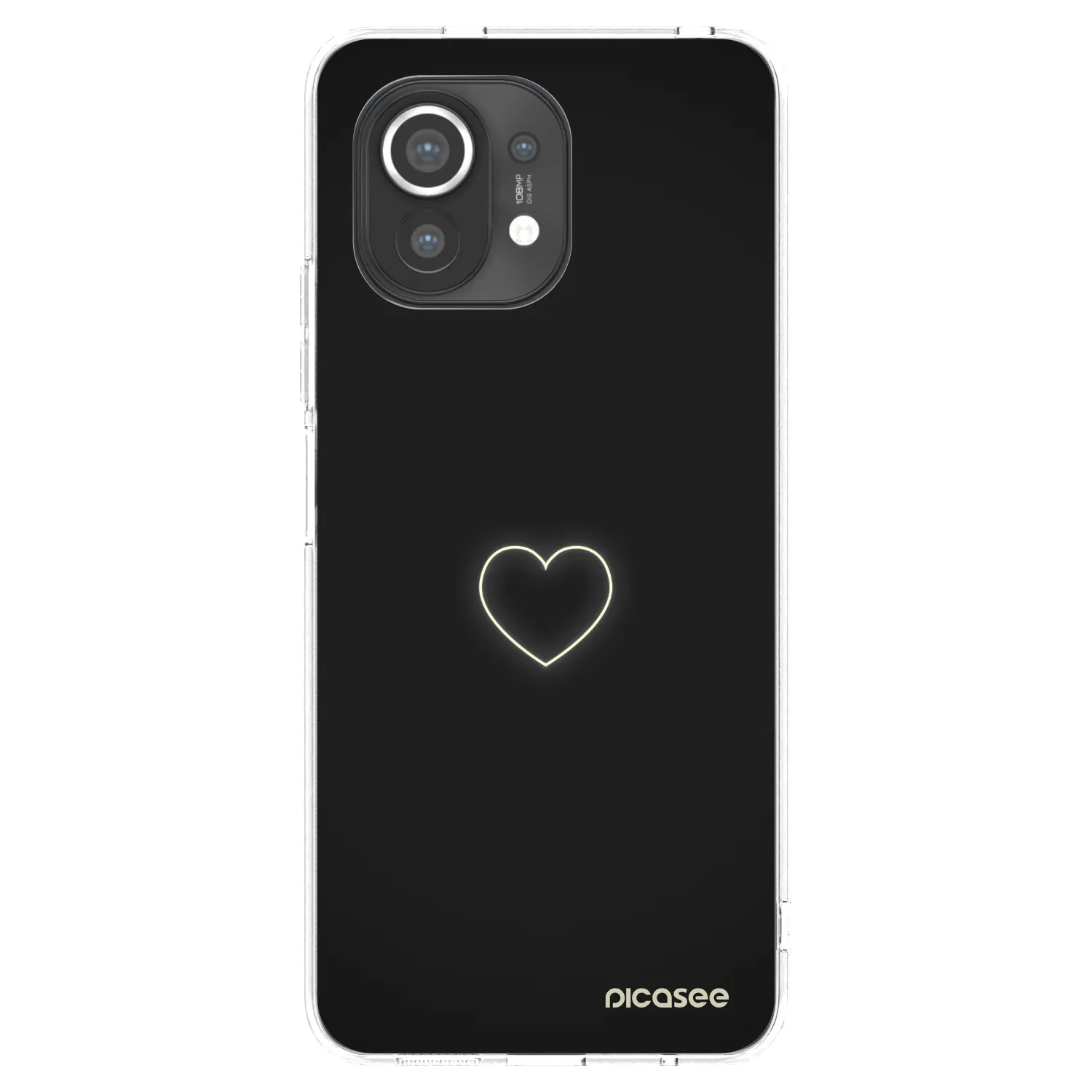 Picasee διαφανής θήκη σιλικόνης Xiaomi Mi 11 - Heart
