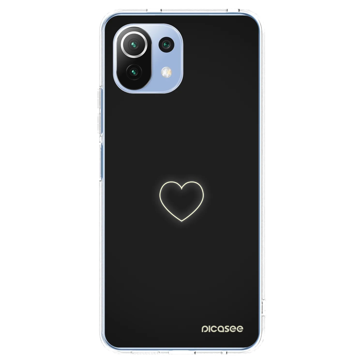 Picasee διαφανής θήκη σιλικόνης Xiaomi Mi 11 Lite - Heart