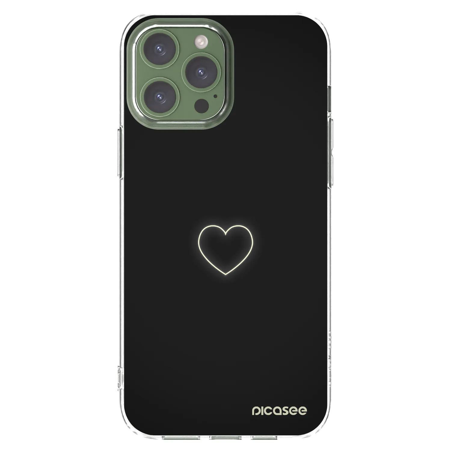 Picasee διαφανής θήκη σιλικόνης Apple iPhone 13 Pro Max - Heart