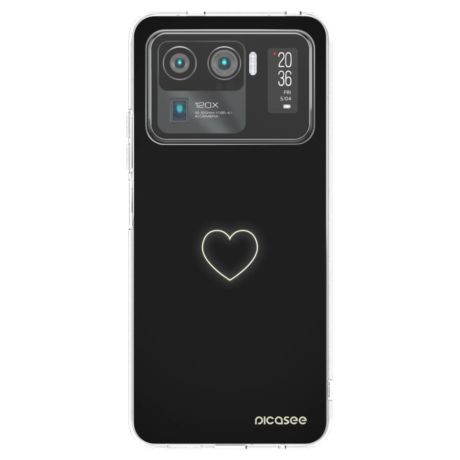 Picasee διαφανής θήκη σιλικόνης Xiaomi Mi 11 Ultra - Heart