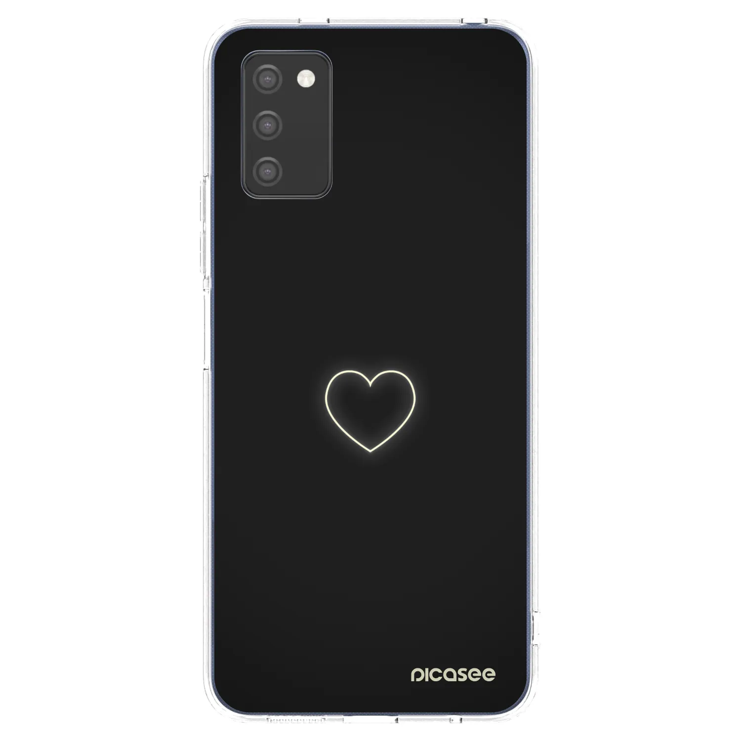 Picasee διαφανής θήκη σιλικόνης Samsung Galaxy A03s A037G - Heart