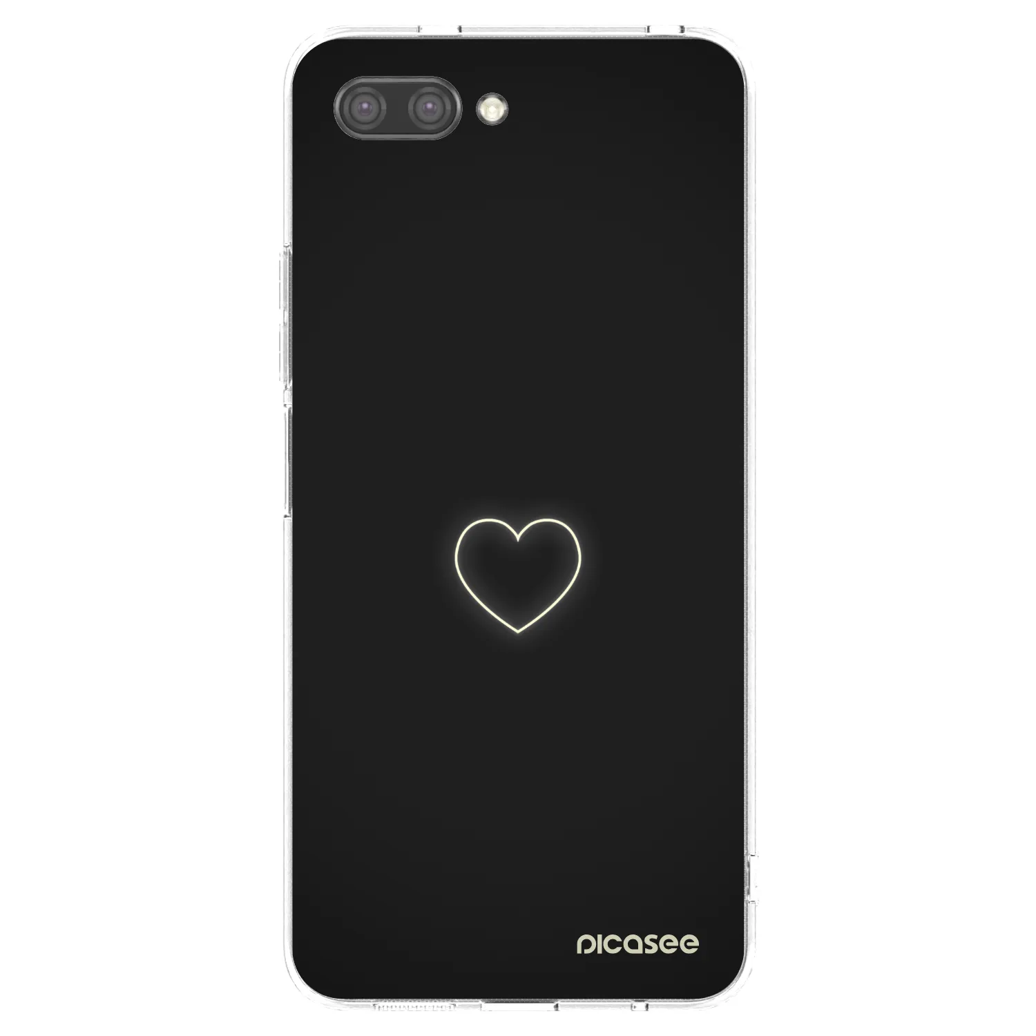 Picasee διαφανής θήκη σιλικόνης Honor 10 - Heart