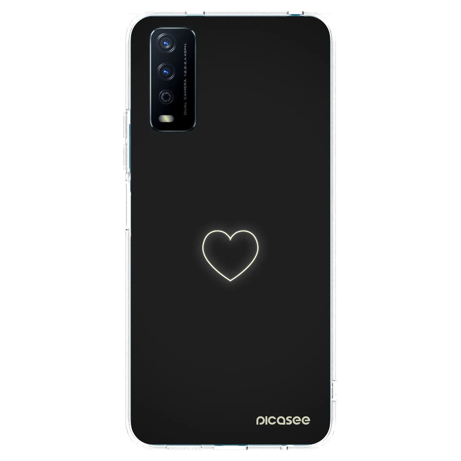 Picasee διαφανής θήκη σιλικόνης Vivo Y11s - Heart