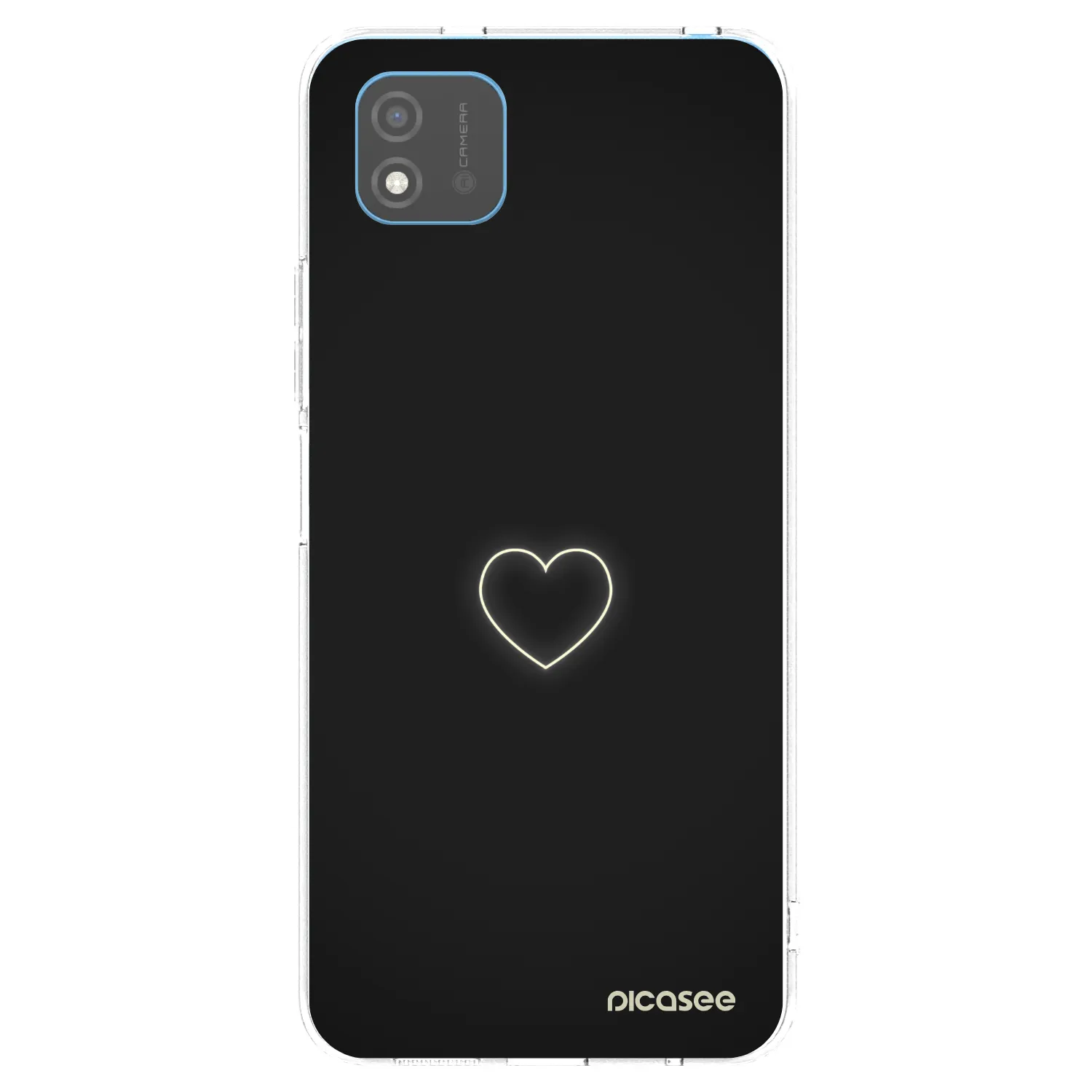 Picasee διαφανής θήκη σιλικόνης Realme C11 (2021) - Heart