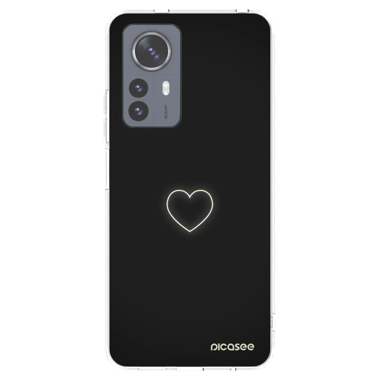 Picasee διαφανής θήκη σιλικόνης Xiaomi 12 Pro - Heart