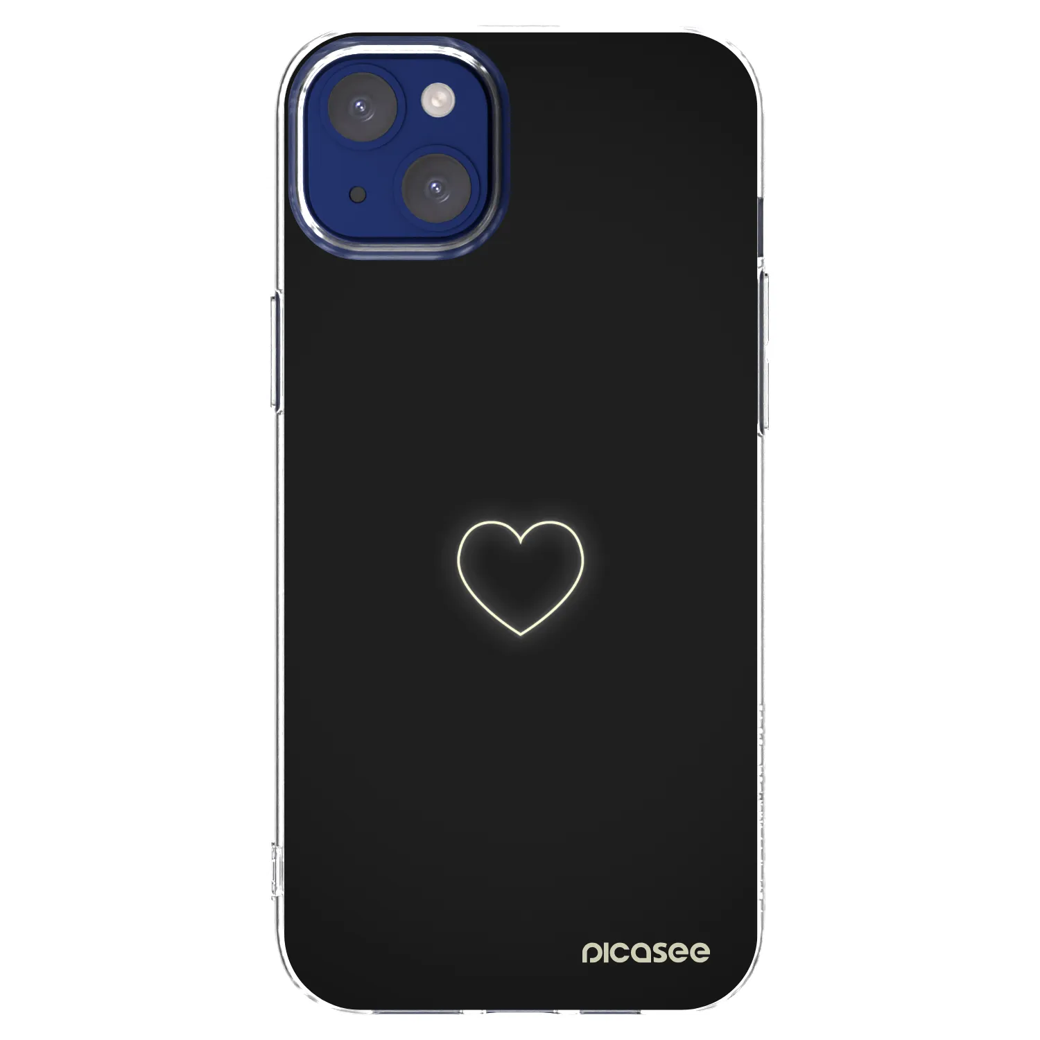 Picasee διαφανής θήκη σιλικόνης Apple iPhone 14 Plus - Heart