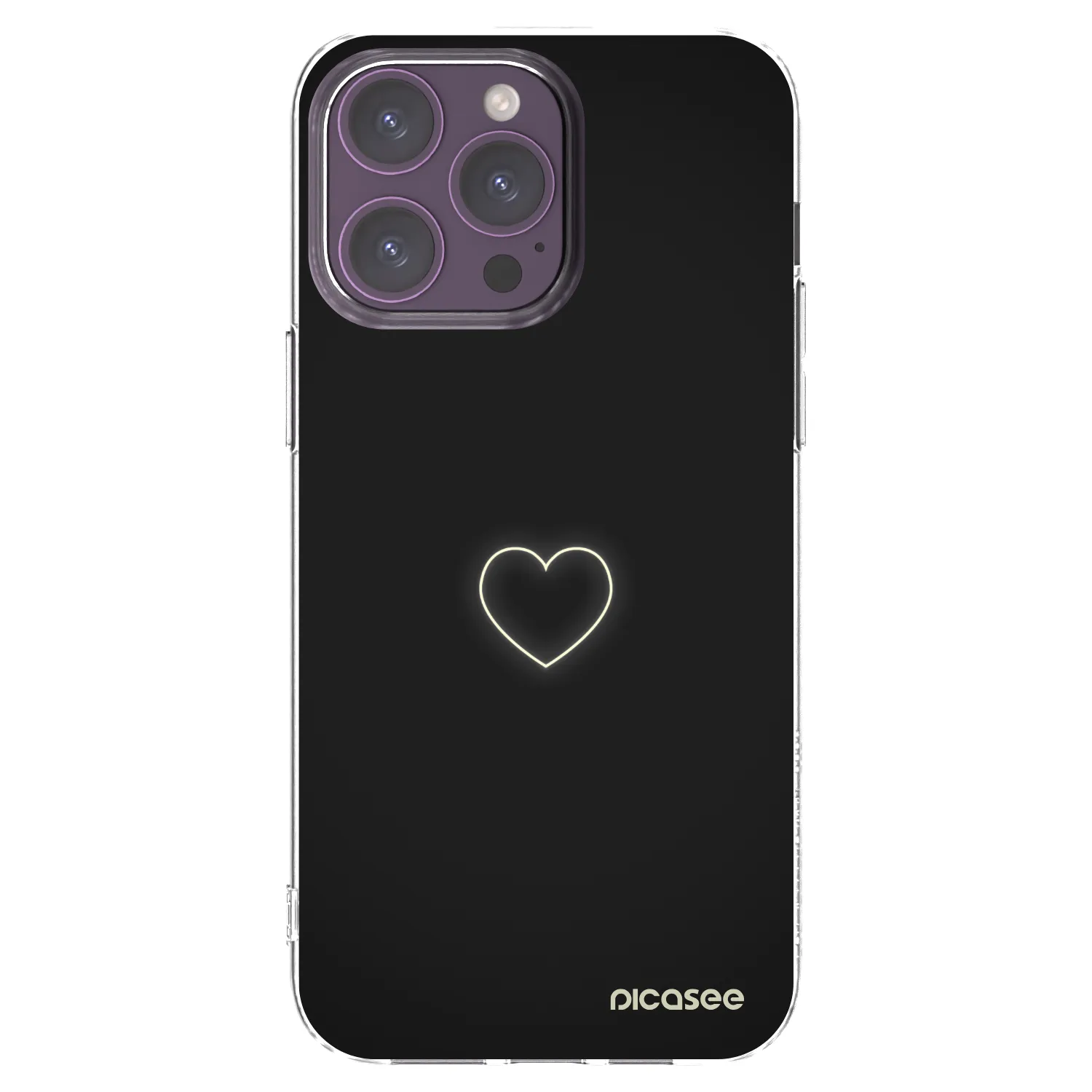 Picasee διαφανής θήκη σιλικόνης Apple iPhone 14 Pro Max - Heart