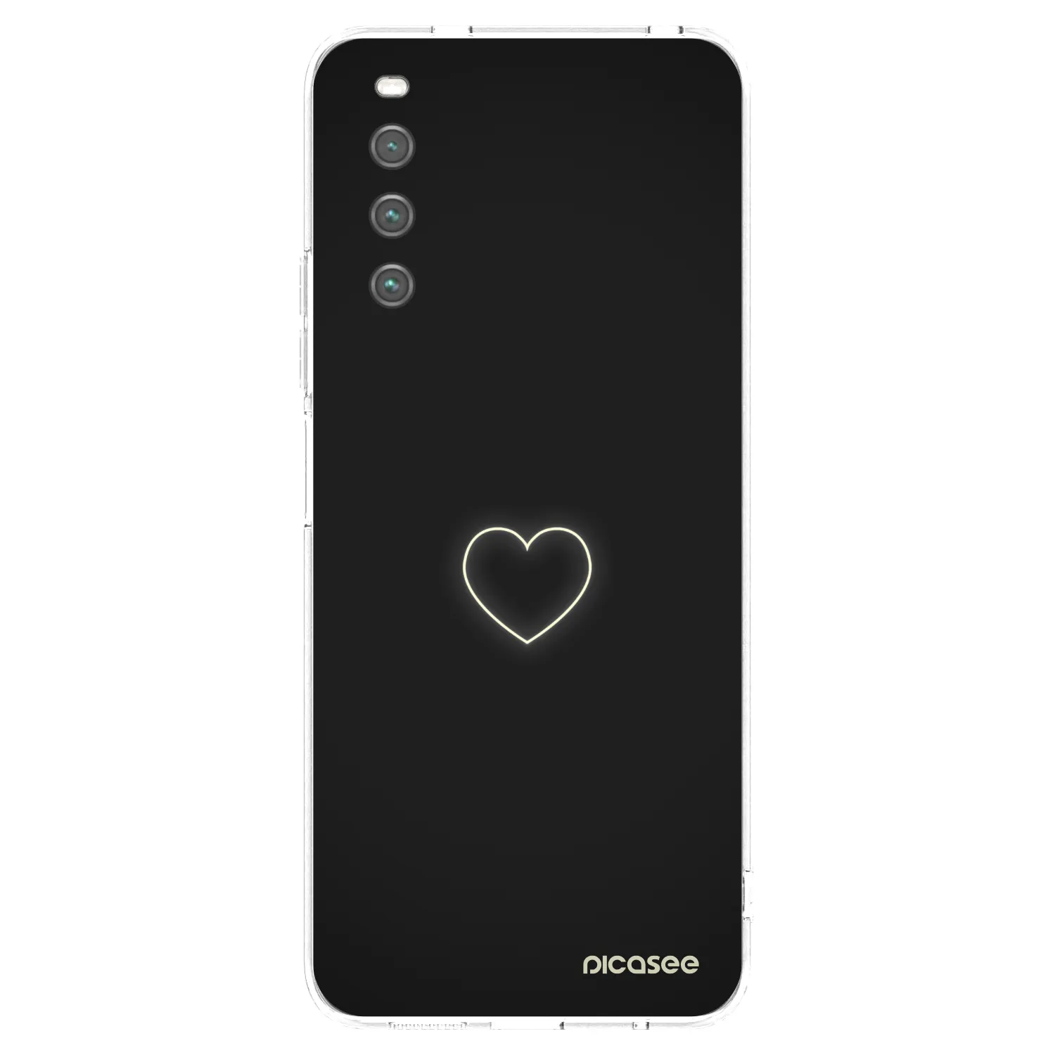 Picasee διαφανής θήκη σιλικόνης Sony Xperia 10 IV 5G - Heart