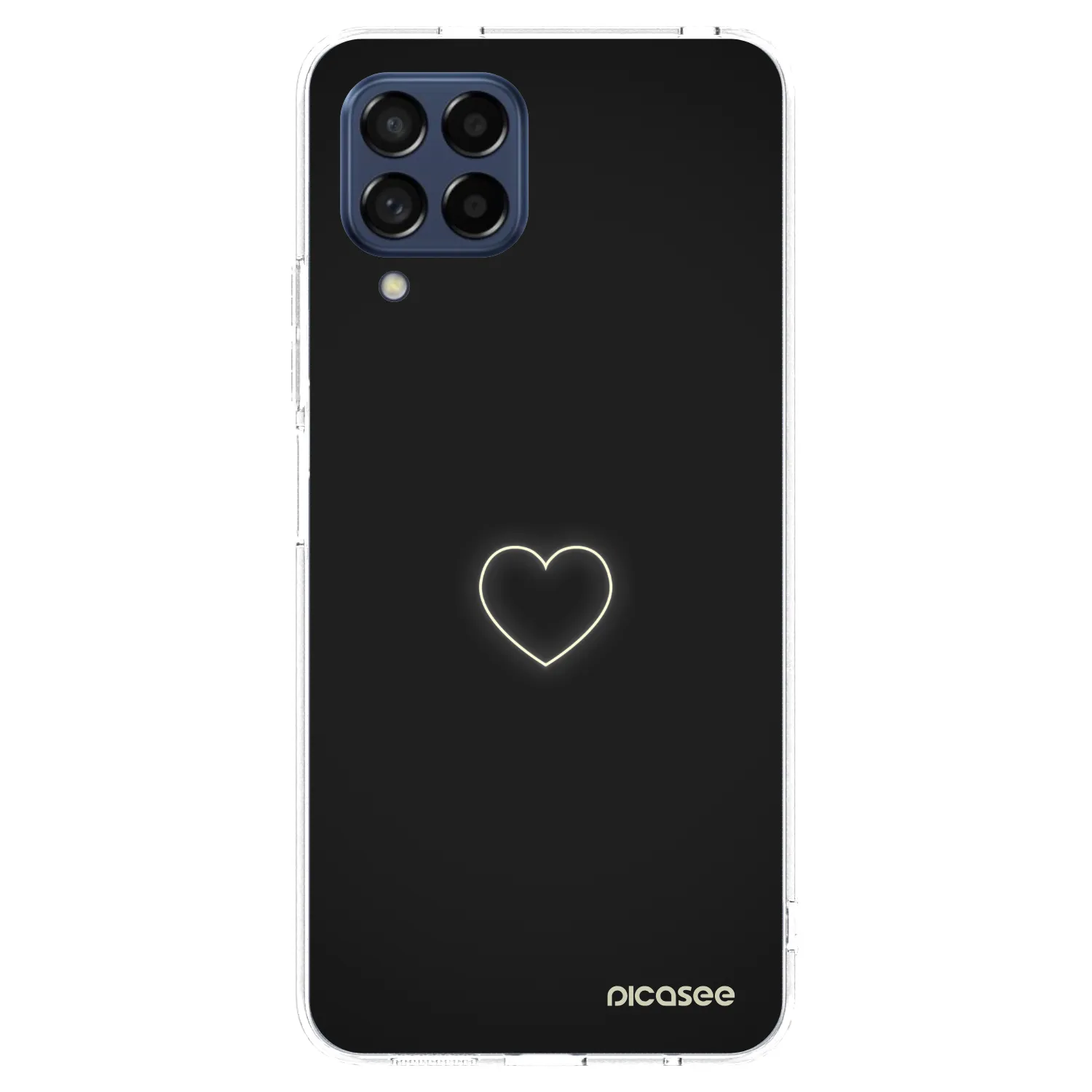 Picasee διαφανής θήκη σιλικόνης Samsung Galaxy M53 5G - Heart