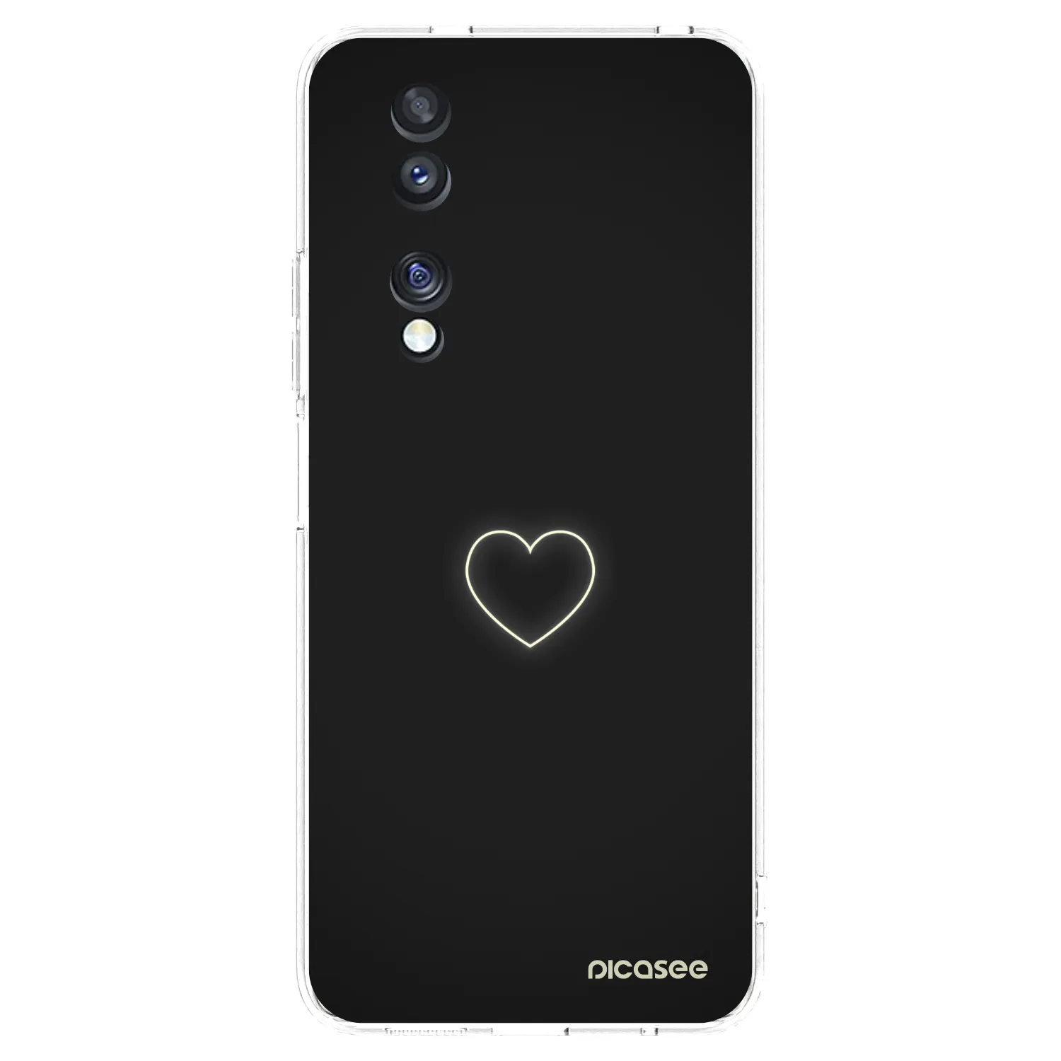 Picasee διαφανής θήκη σιλικόνης Honor 70 - Heart