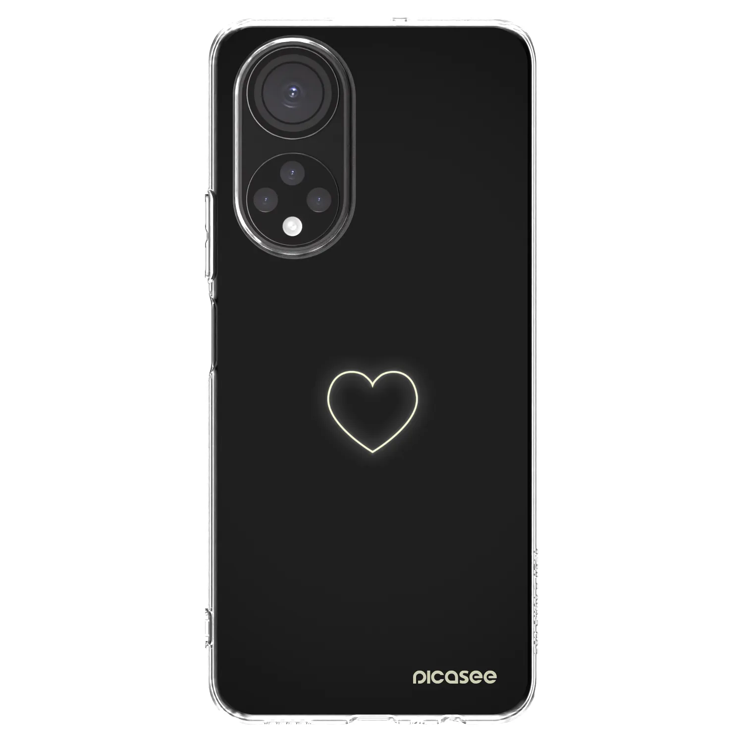 Picasee διαφανής θήκη σιλικόνης Honor X7 - Heart