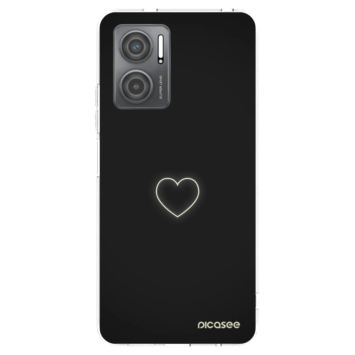 Picasee διαφανής θήκη σιλικόνης Xiaomi Redmi 10 5G - Heart