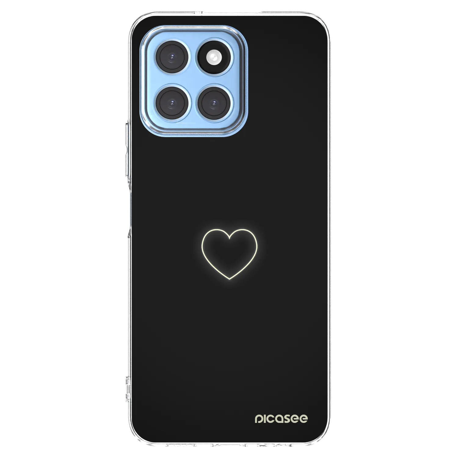 Picasee διαφανής θήκη σιλικόνης Honor X8 5G - Heart