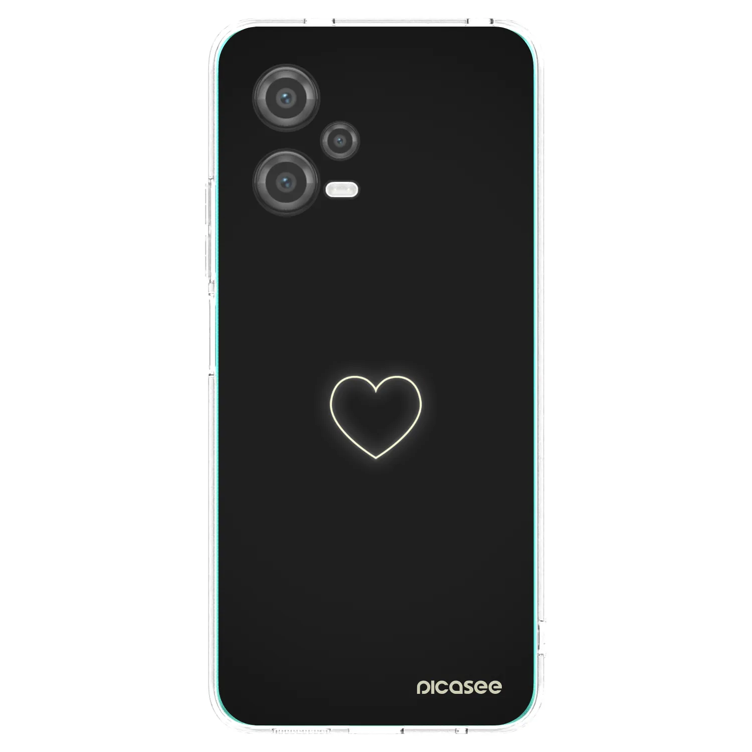 Picasee διαφανής θήκη σιλικόνης Xiaomi Poco X5 - Heart