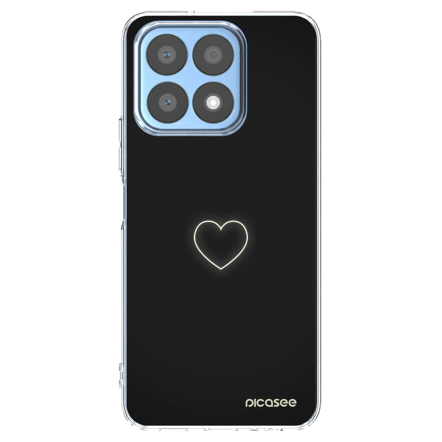 Picasee διαφανής θήκη σιλικόνης Honor X8a - Heart