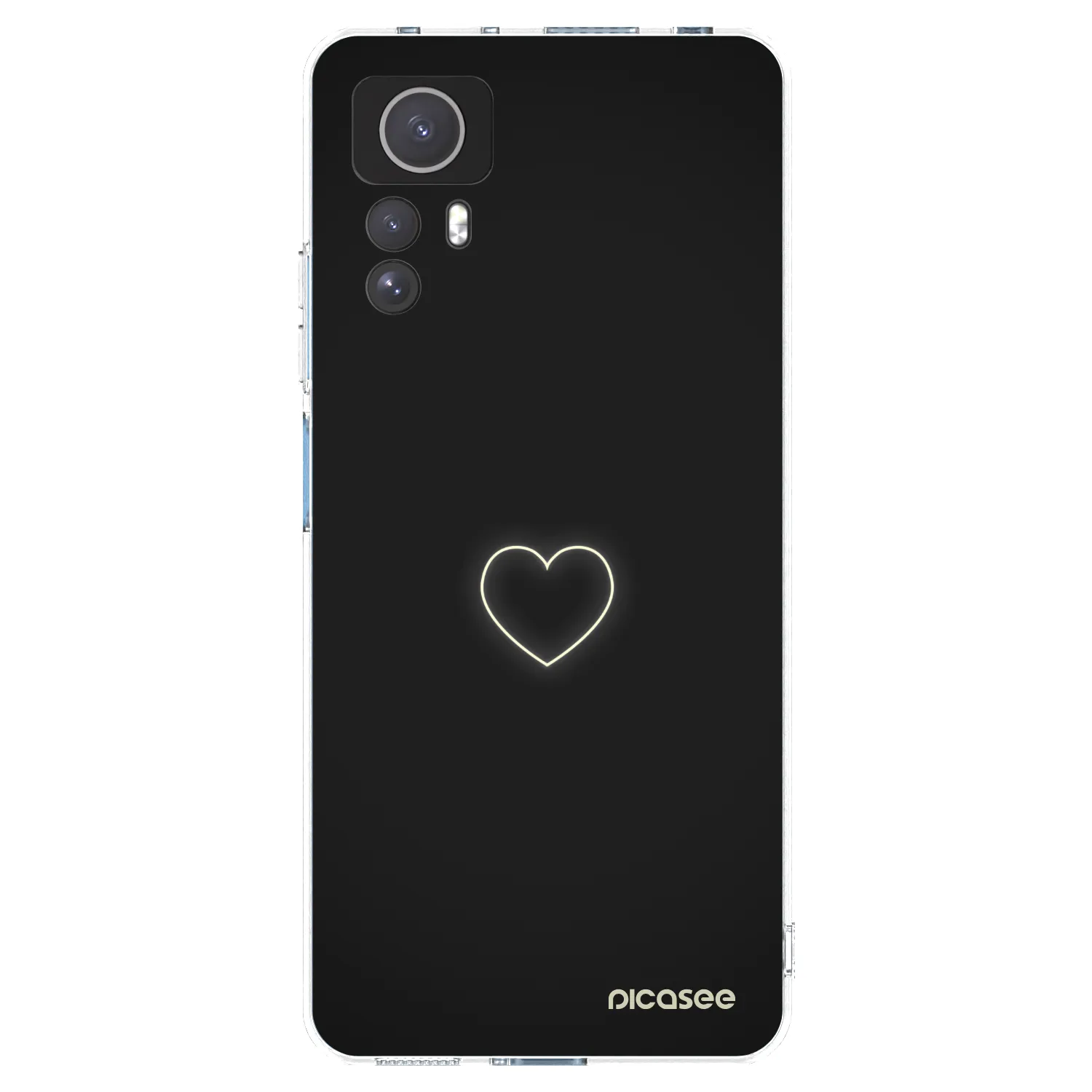Picasee διαφανής θήκη σιλικόνης Xiaomi Redmi Note 12S - Heart