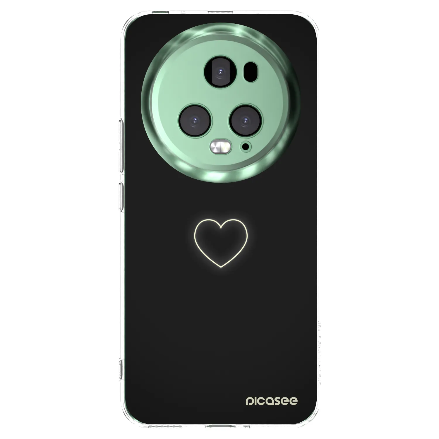Picasee διαφανής θήκη σιλικόνης Honor Magic5 Pro - Heart