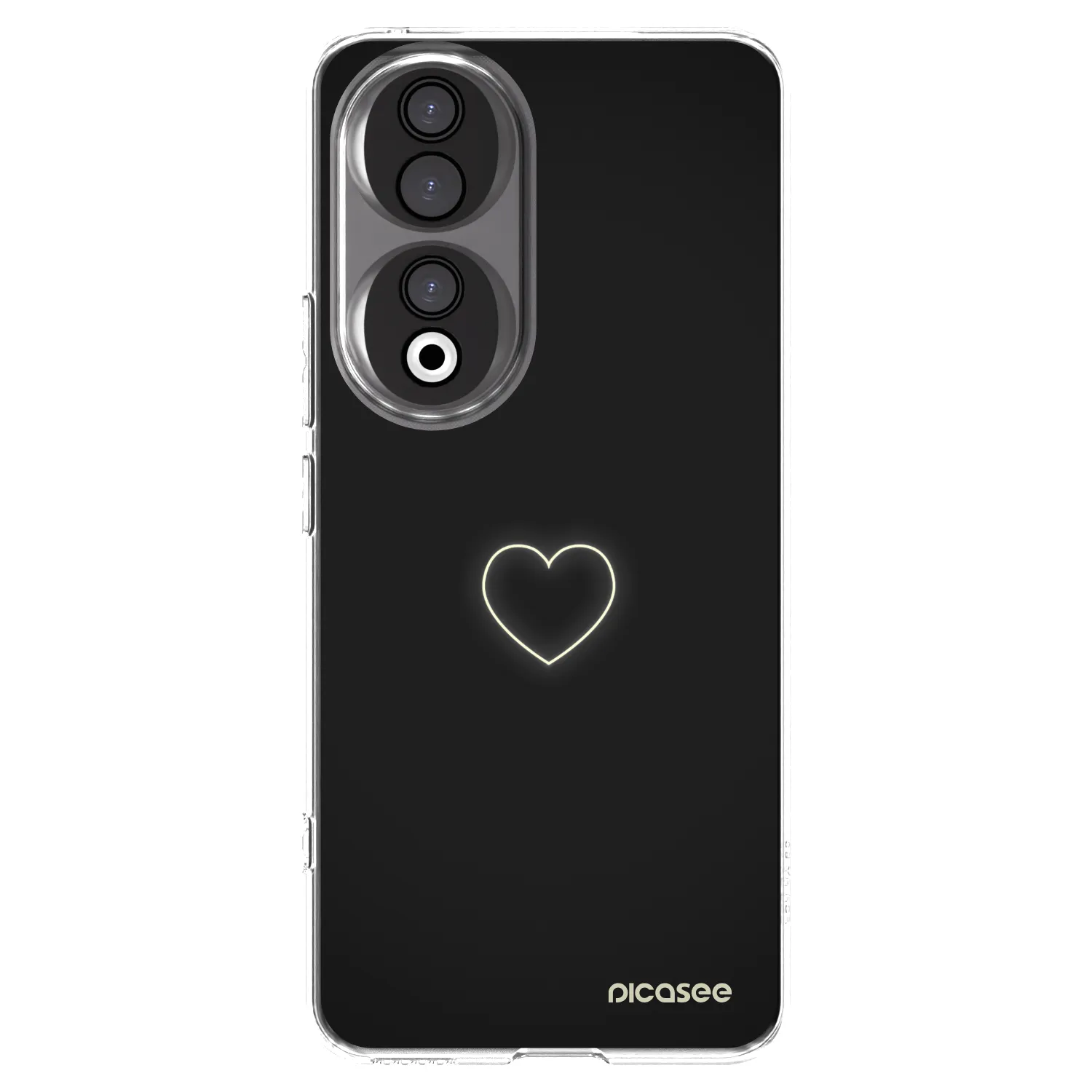 Picasee διαφανής θήκη σιλικόνης Honor 90 5G - Heart