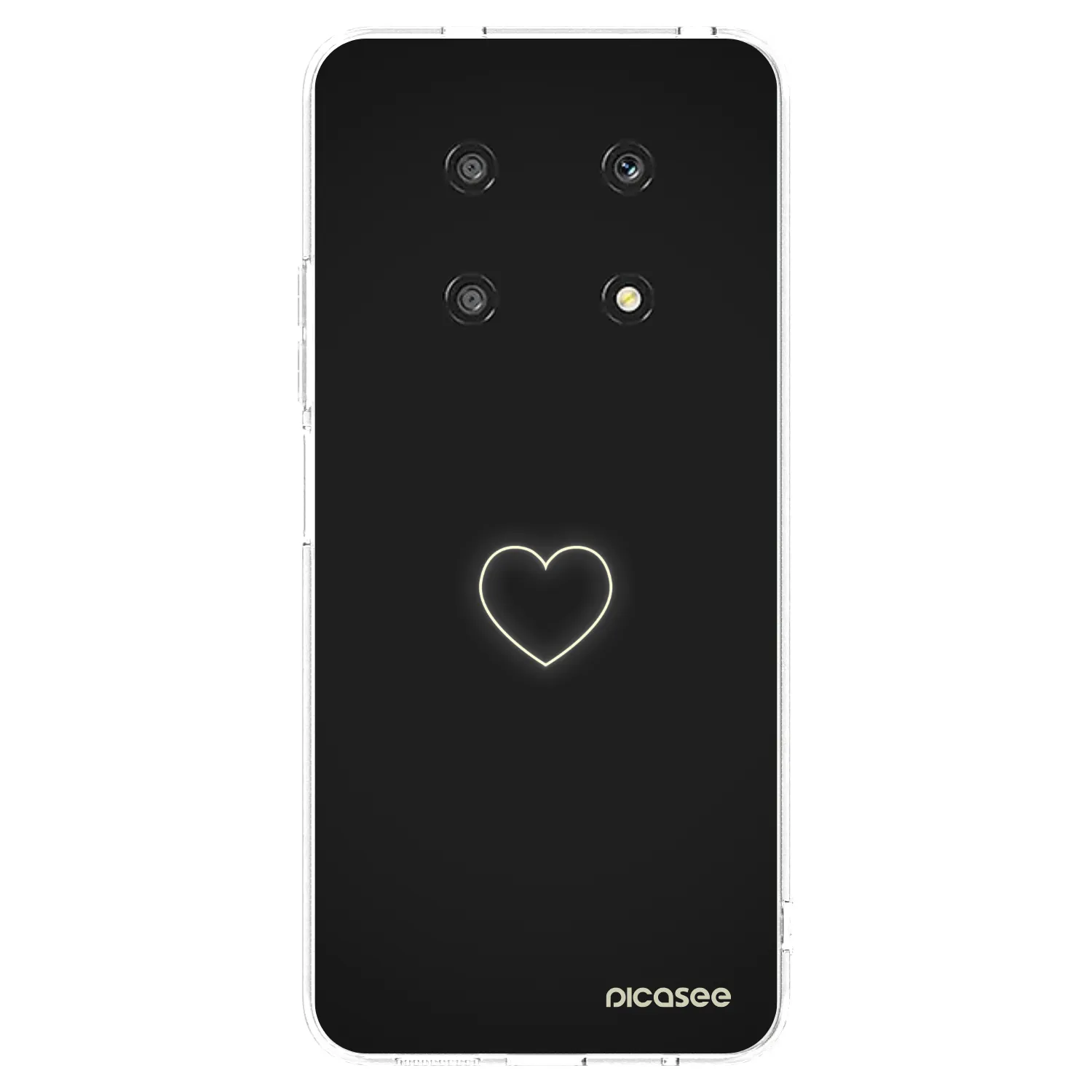 Picasee διαφανής θήκη σιλικόνης Honor Magic4 Lite 5G - Heart