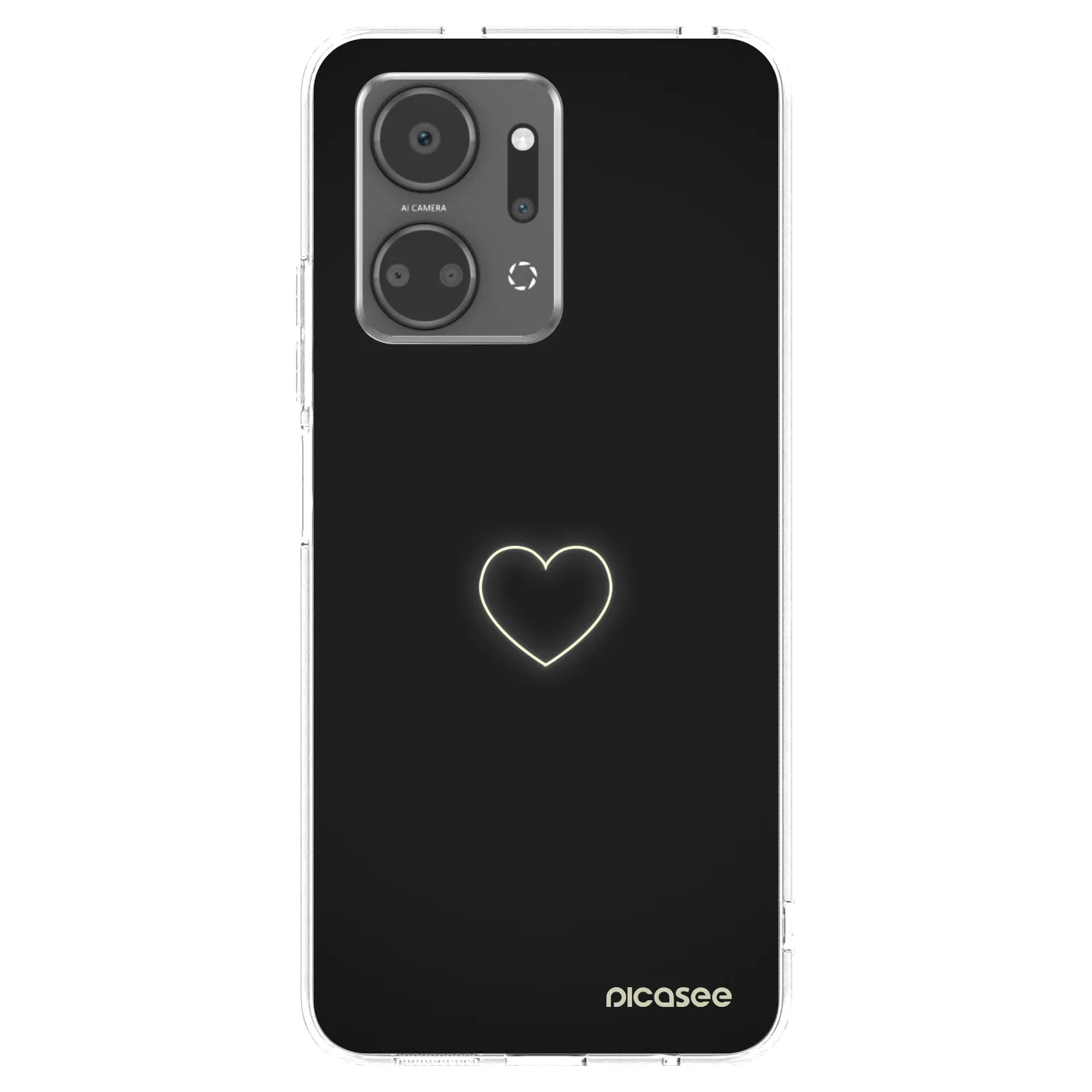 Picasee διαφανής θήκη σιλικόνης Honor X7a - Heart