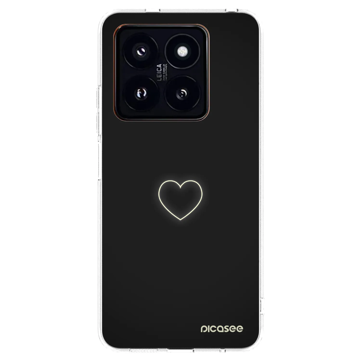 Picasee διαφανής θήκη σιλικόνης Xiaomi 14 Pro - Heart