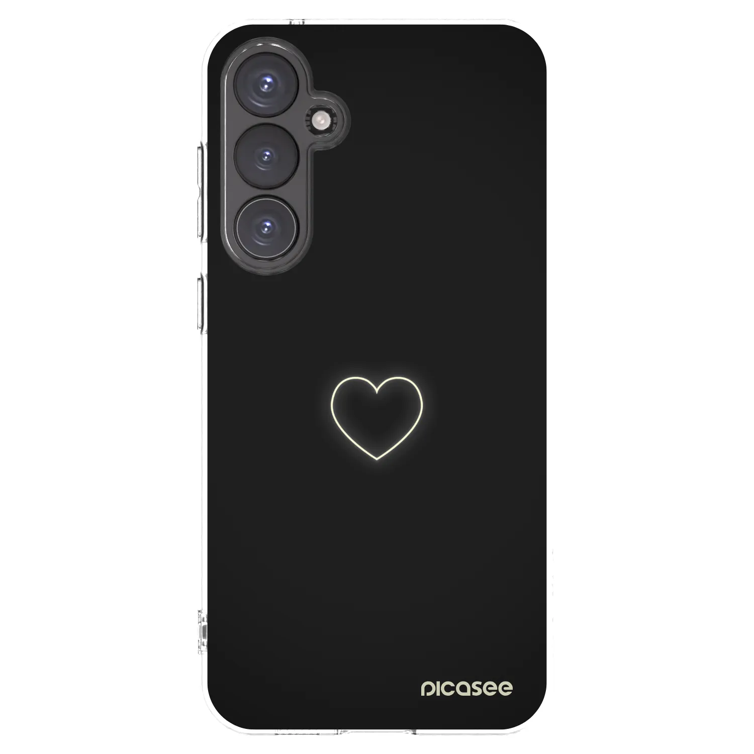 Picasee διαφανής θήκη σιλικόνης Samsung Galaxy S23 FE S711B - Heart