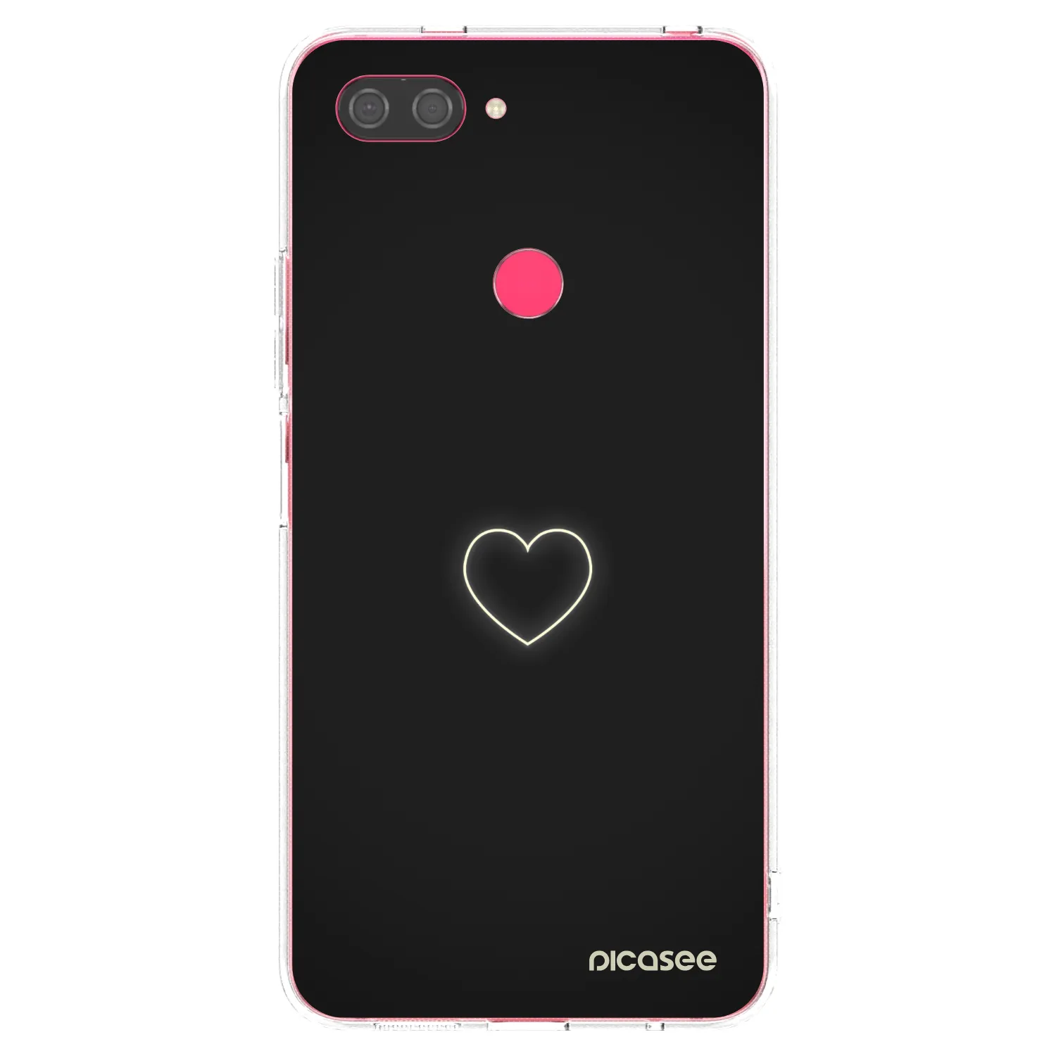 Picasee διαφανής θήκη σιλικόνης Xiaomi Mi 8 Lite - Heart