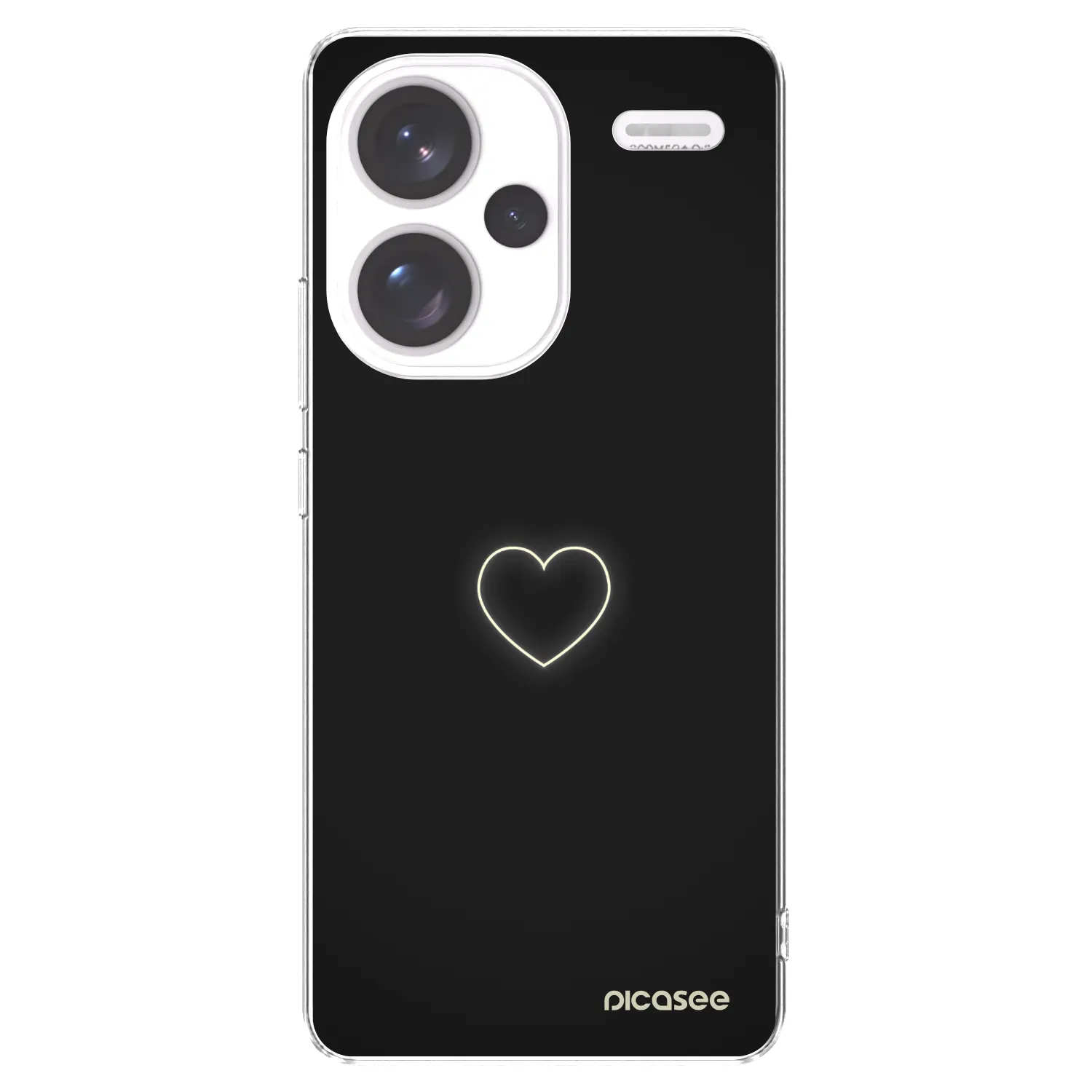 Picasee διαφανής θήκη σιλικόνης Xiaomi Redmi Note 13 Pro+ 5G - Heart