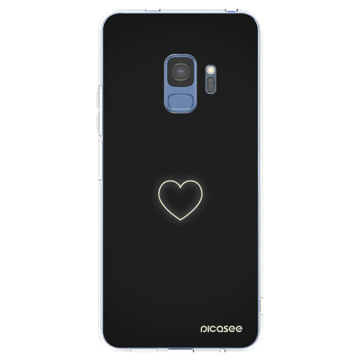 Picasee διαφανής θήκη σιλικόνης Samsung Galaxy S9 G960F - Heart