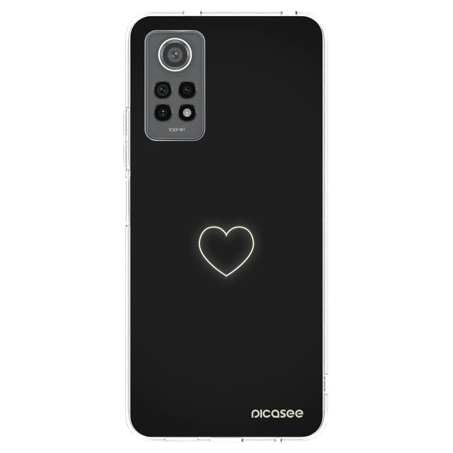 Picasee διαφανής θήκη σιλικόνης Xiaomi Redmi Note 12 Pro 4G - Heart