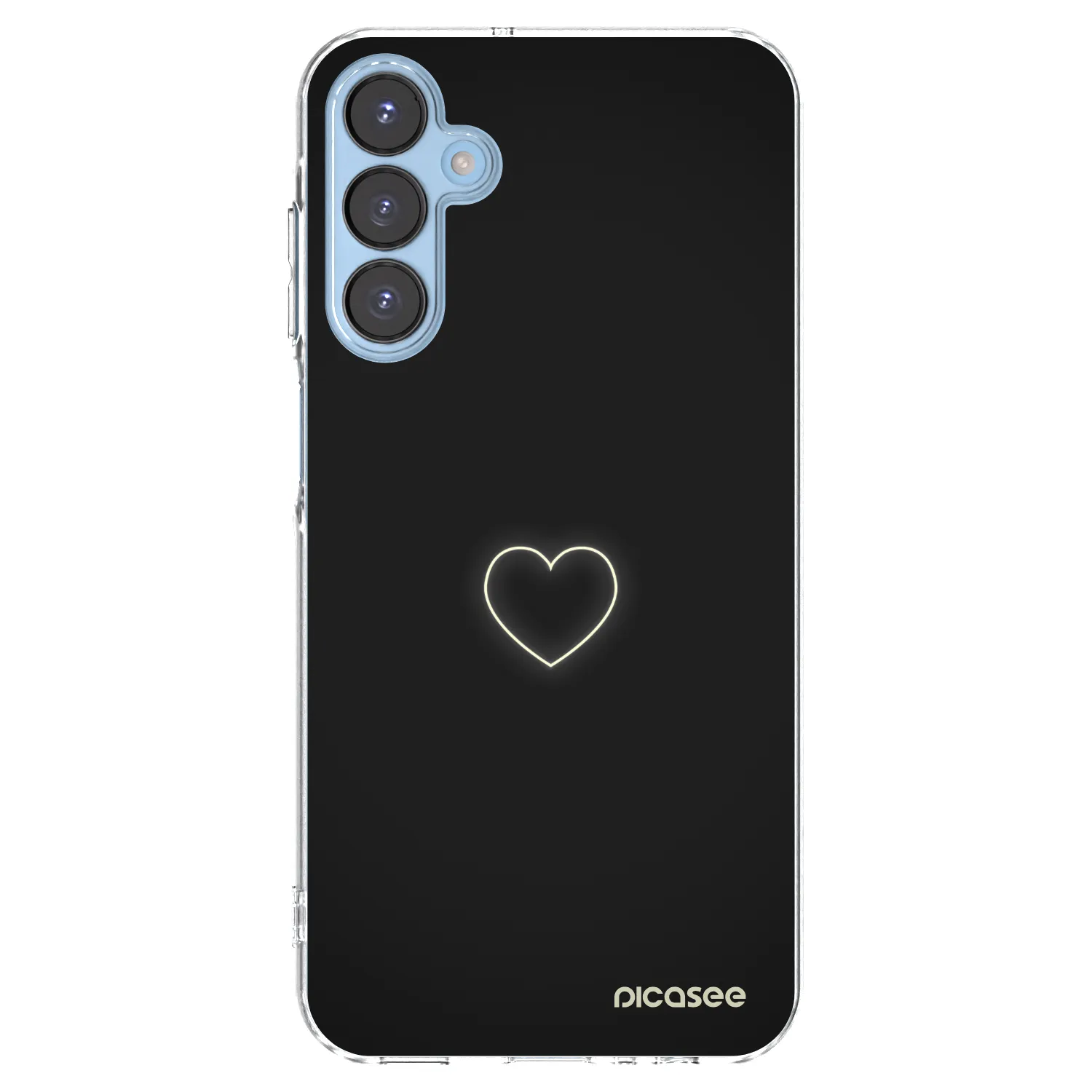 Picasee διαφανής θήκη σιλικόνης Samsung Galaxy A15 A156B 5G - Heart