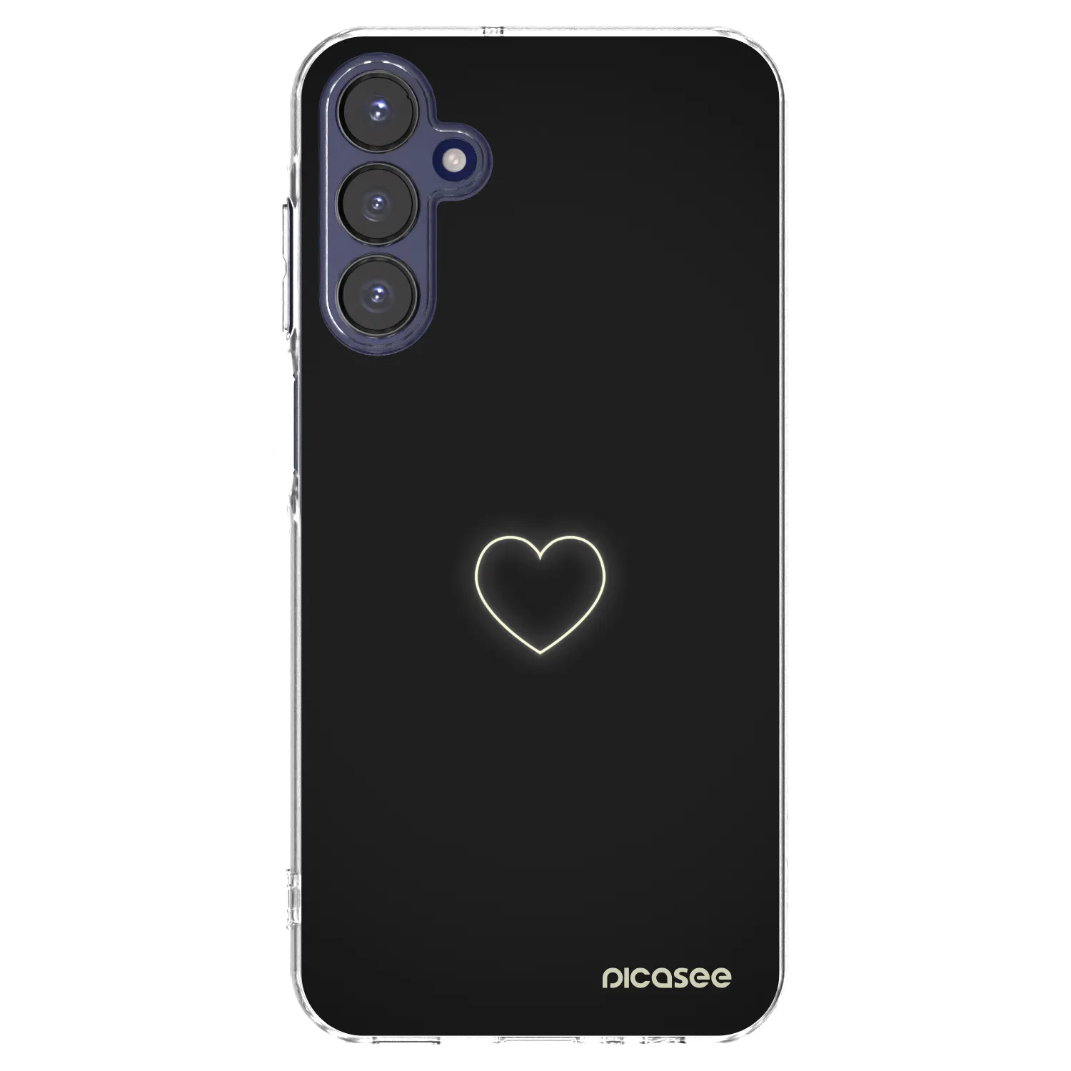 Picasee διαφανής θήκη σιλικόνης Samsung Galaxy A15 A155F 4G - Heart