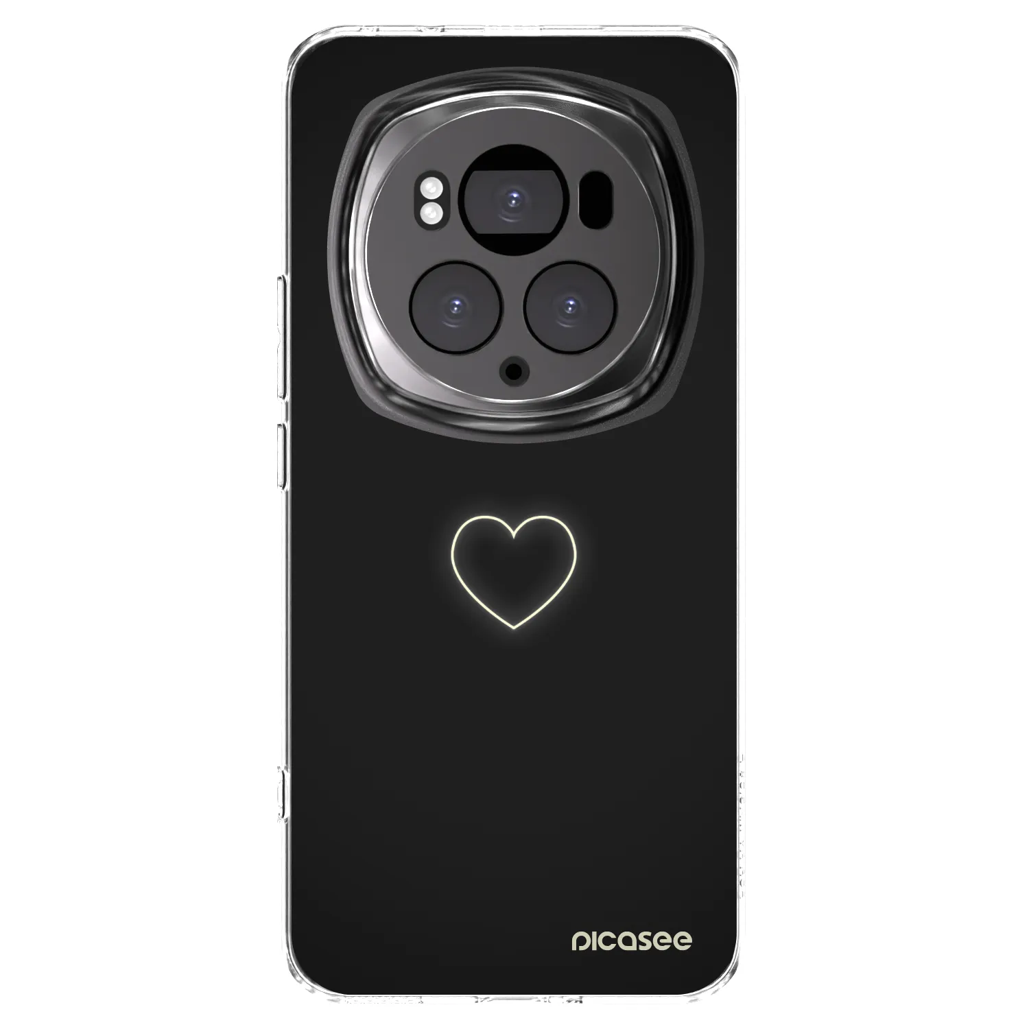 Picasee διαφανής θήκη σιλικόνης Honor Magic6 Pro - Heart