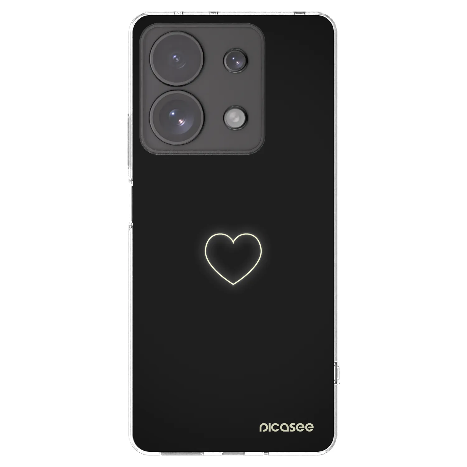 Picasee διαφανής θήκη σιλικόνης Xiaomi Redmi Note 13 Pro 4G - Heart