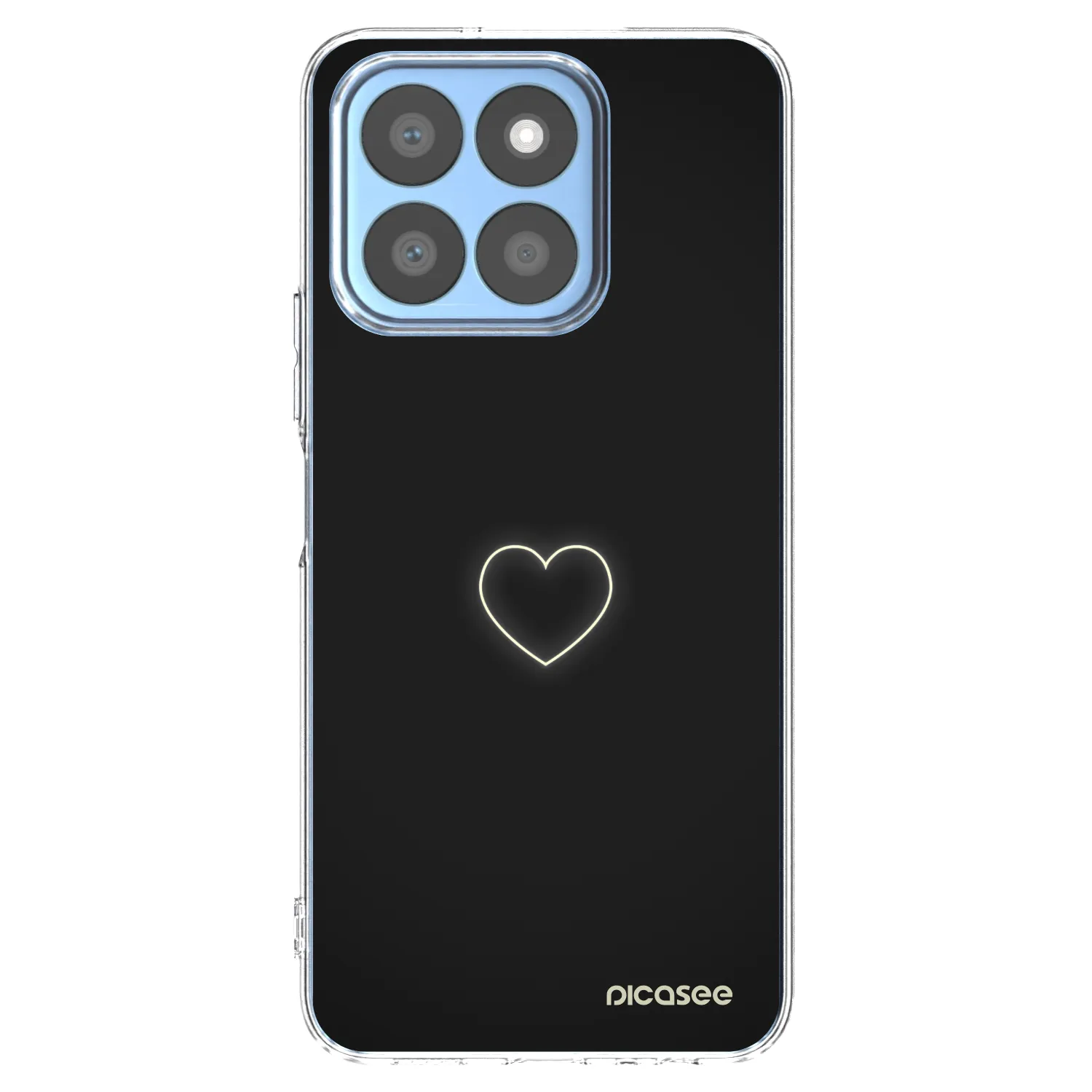 Picasee διαφανής θήκη σιλικόνης Honor X8b - Heart