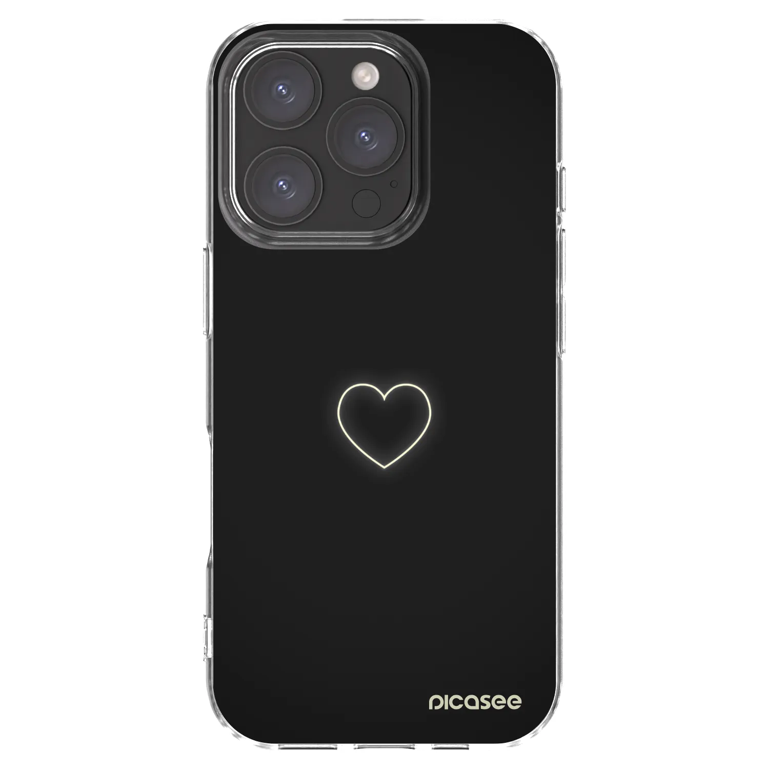 Picasee διαφανής θήκη σιλικόνης Apple iPhone 16 Pro - Heart
