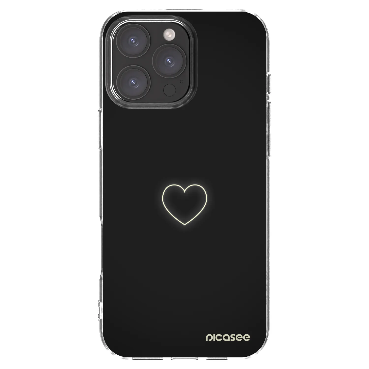 Picasee διαφανής θήκη σιλικόνης Apple iPhone 16 Pro Max - Heart