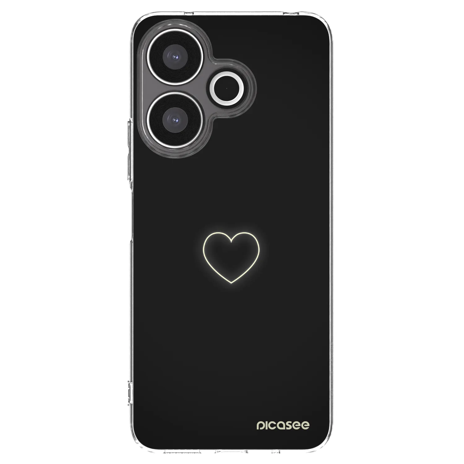 Picasee διαφανής θήκη σιλικόνης Xiaomi Redmi 13 4G - Heart